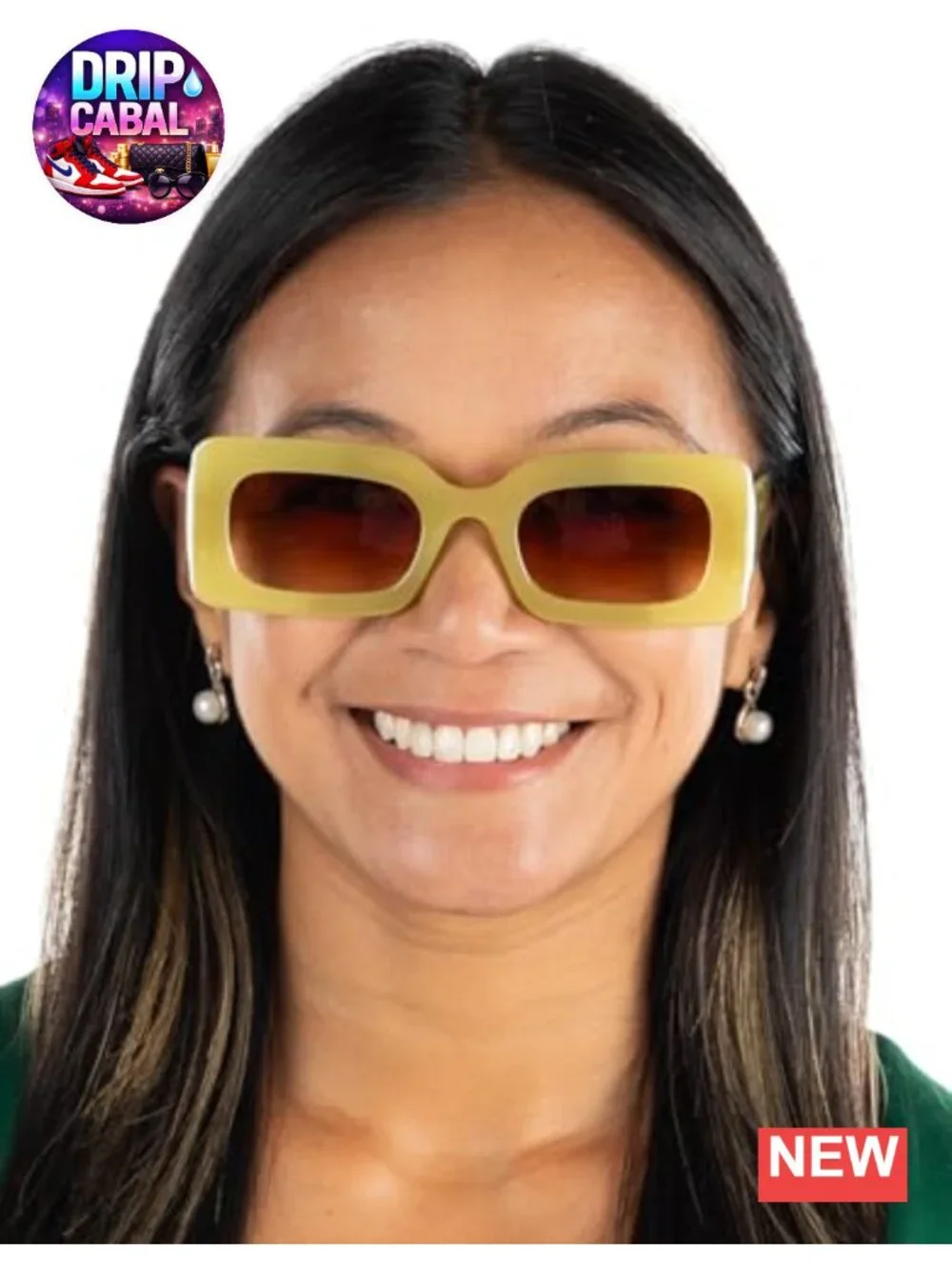 Oversized Square Sunglasses for Women - Retro Funky Style